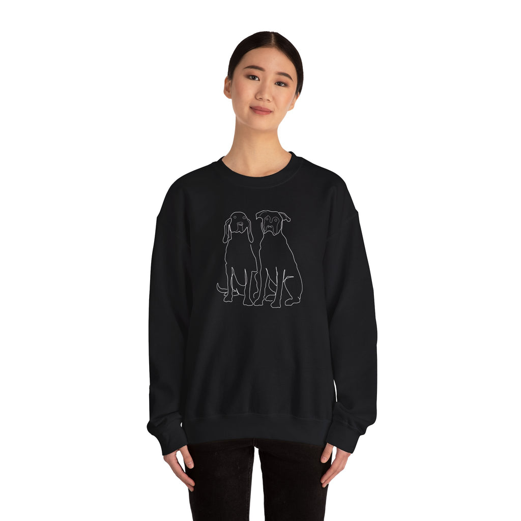 Dog Lovers Unisex Crewneck Sweatshirt, Cozy Pet Sweatshirt, Gifts for Dog Owners, Animal Lovers, Casual Wear