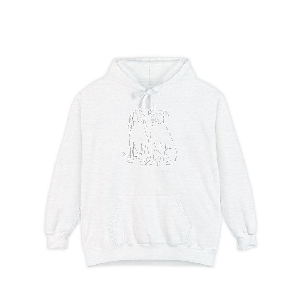 Customizable Line Drawing Heavy-Weight Hoodie